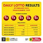 lottery number for today